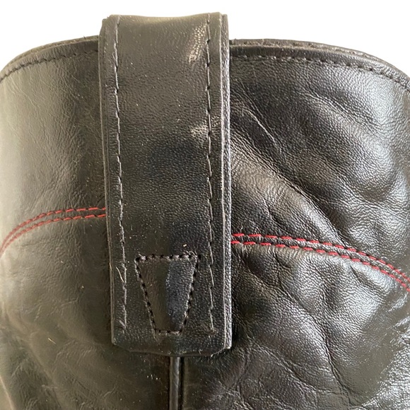 Roy Cooper black round toe roping boots 9.5 D WM 8830 MEN - Picture 7 of 10